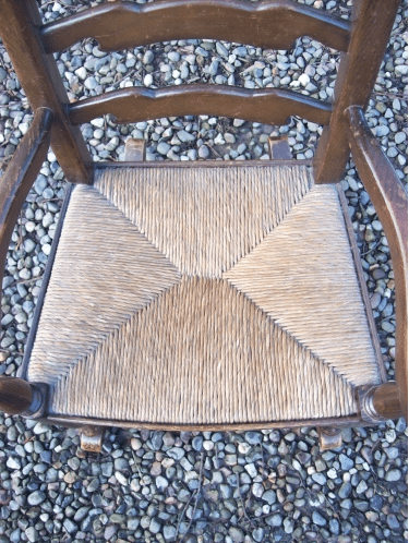 A Child's Oak Rocking Chair -SOLD-