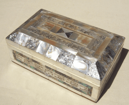 A Mother of Pearl Casket