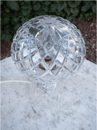 Cut Glass Table Lamp