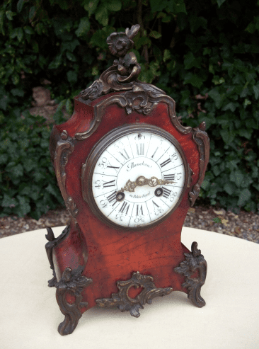 Tortoiseshell Mantle Clock -SOLD-