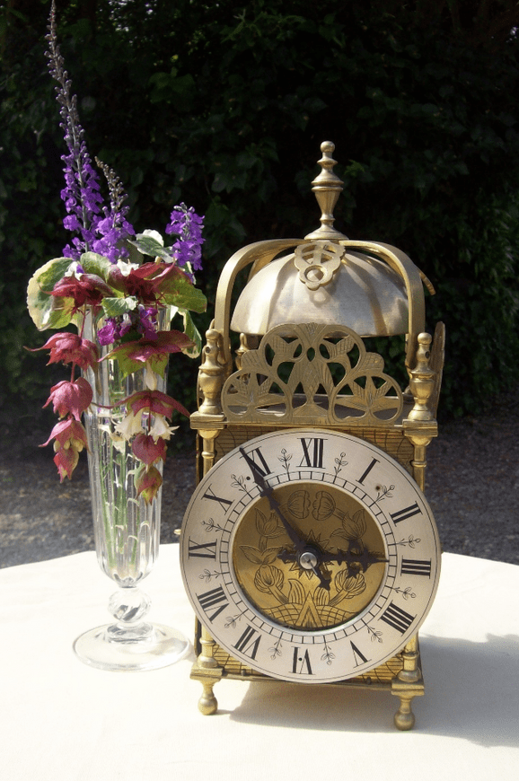 An 8 Day Lantern Clock & Bracket