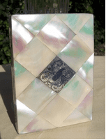 A Victorian Mother of Pearl Card Case