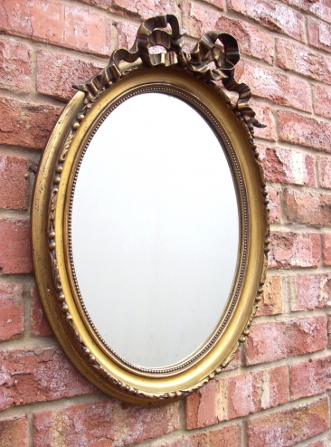 Oval Gilt Mirror