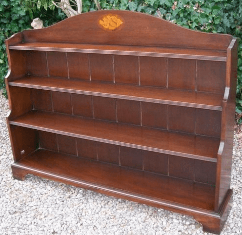 Mahogany Waterfall Bookcase -SOLD-