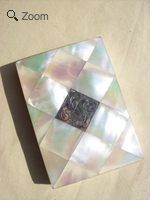 A Victorian Mother of Pearl Card Case