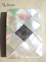 A Victorian Mother of Pearl Card Case
