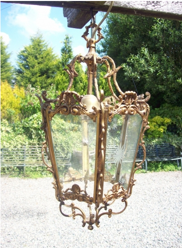 CFA 6348 - Brass Rococo Style Lantern