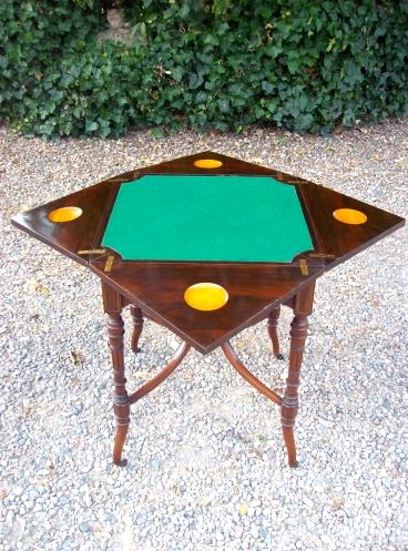 Rosewood Card Table -SOLD-