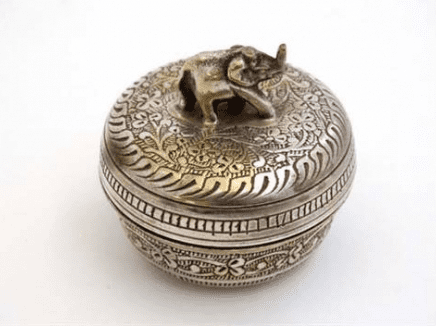 Silver Plate Pill Box -SOLD-