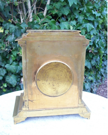 Brass & Marble Mantle Clock -SOLD-
