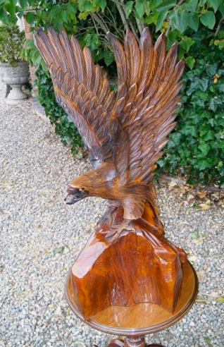 A Hand Carved Eagle