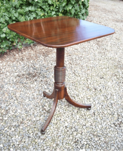 Mahogany Tilt Top Table