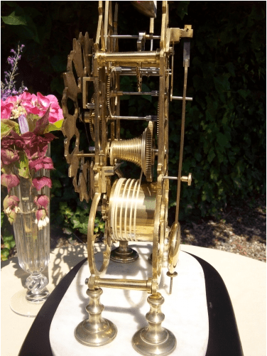 8 Day Skeleton Clock
