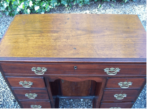 A Mahogany Knee Hole Desk