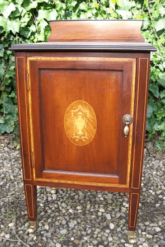 A Small Edwardian Inlaid Cabinet