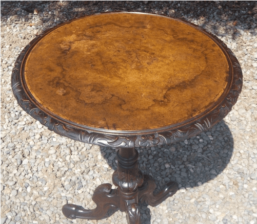 Walnut Tripod Table