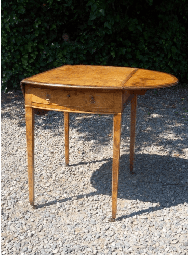 Burr Elm Pembroke Table