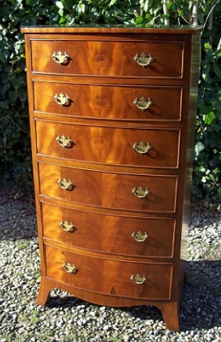 Mahogany Tallboy Chest of Drawers -SOLD-