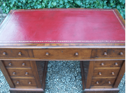 A Mahogany Pedestal Desk
