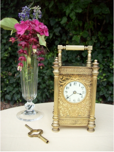 An 8 Day Brass Carriage Clock -SOLD-
