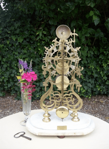An 8 Day Skeleton Clock