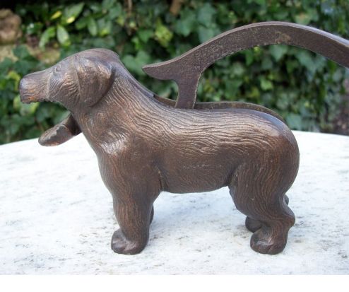 Cast Iron Dog Nutcracker