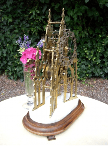 An 8 Day Skeleton Clock -SOLD-