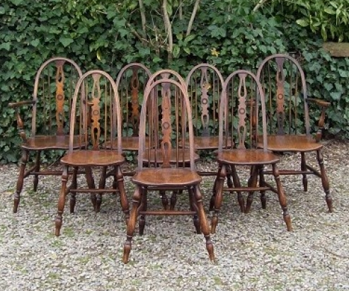 Set of 8 19th Century Windsors -SOLD-