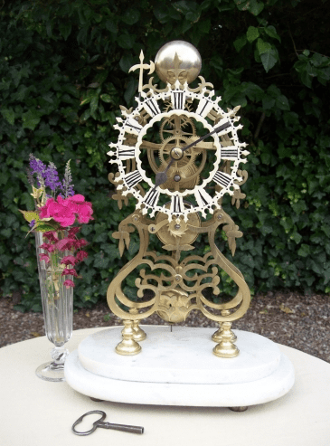 An 8 Day Skeleton Clock