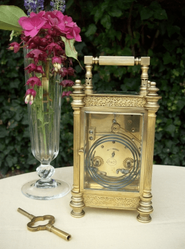An 8 Day Brass Carriage Clock -SOLD-