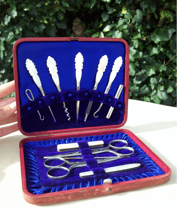 Edwardian Sewing/Manicure Set
