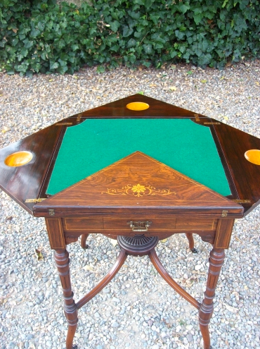 Rosewood Card Table -SOLD-