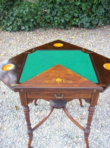 Rosewood Card Table -SOLD-