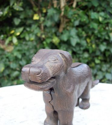 Cast Iron Dog Nutcracker