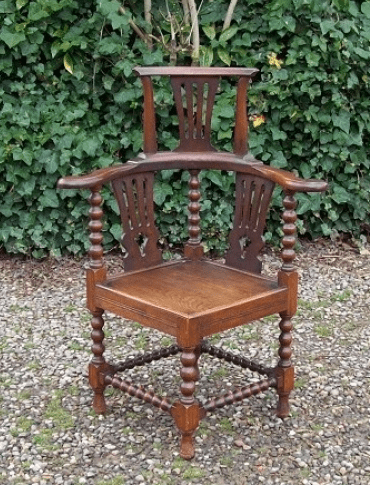 A Victorian Corner Barber's Chair
