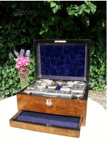 A 19th Century Walnut Vanity Box