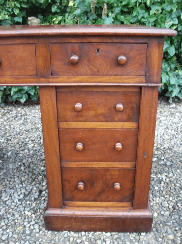 A Mahogany Pedestal Desk