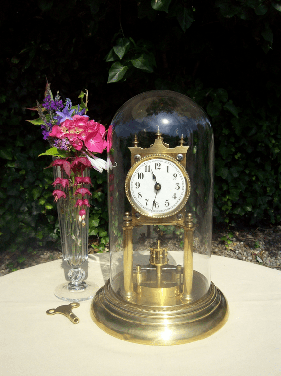 A 400 Day Brass Clock -SOLD-