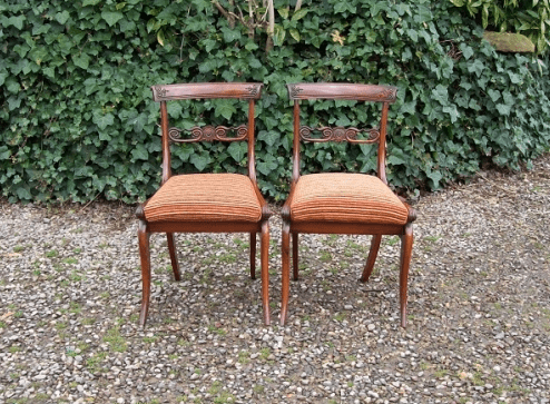 Pair Rosewood Chairs -SOLD-