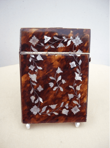 A Victorian Tortoiseshell Card Case