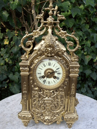 8 Day Clock & Garniture -SOLD-