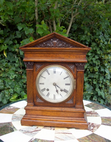 Oak Bracket Clock