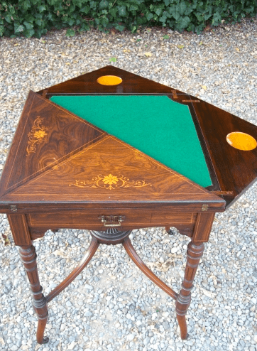 Rosewood Card Table -SOLD-