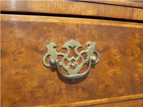 A Walnut Chest-on-Stand