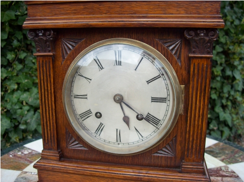 Oak Bracket Clock