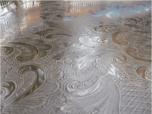 Silver Plated Gallery Tray -SOLD-