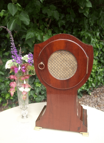 An 8 Day Balloon Mantle Clock - SOLD -