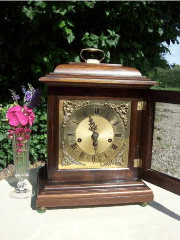 8 Day Walnut Bracket Clock