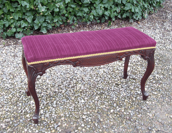 A Mahogany Duet Stool