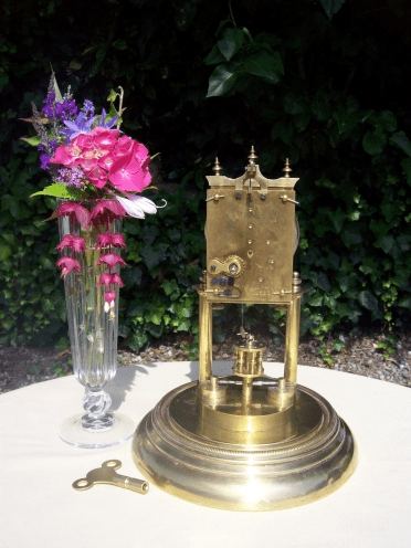A 400 Day Brass Clock -SOLD-